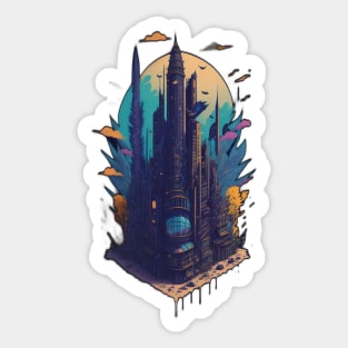 Skyscraper of The Future Sticker